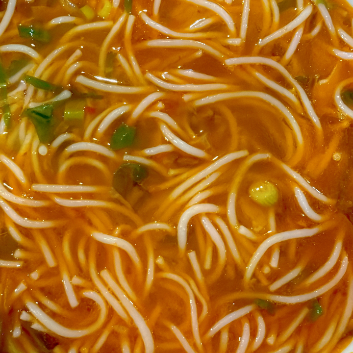 Spicy Lemongrass Chicken Noodle Soup